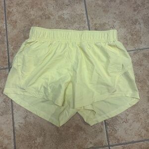 Yellow Atheltic Shorts